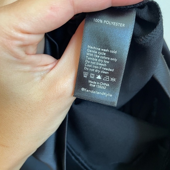 Kendall Kylie Satin disco Jumpsuit wrap belt going out club party event formal - Picture 7 of 16